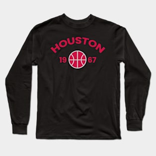 basketball houston 1967 Long Sleeve T-Shirt